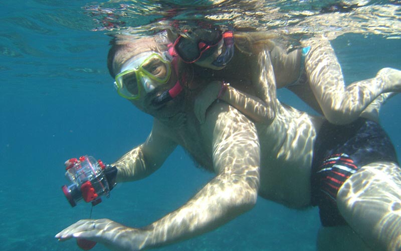 rutas y paseos en barco de paisaje y snorkel en Cabo de Gata